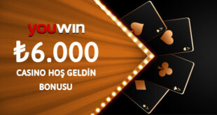 Youwin 6000 TL casino bonusu