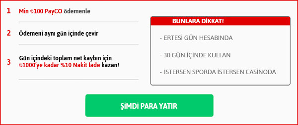 Nakit İade Bonusları